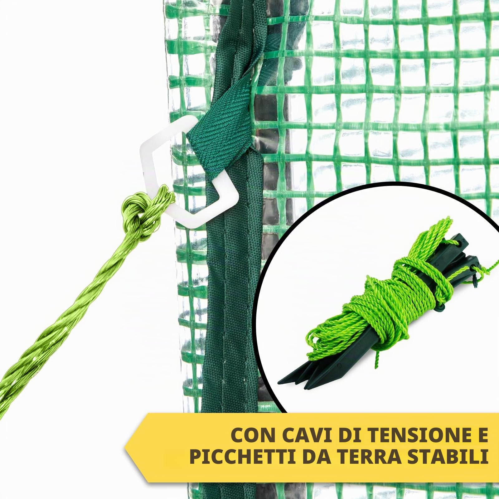 casa pura Botanika - Serra per pomodori, 200 x 77 x 170 cm, grande serra per pomodori, serra con porta da arrotolare, per aiuole precoci