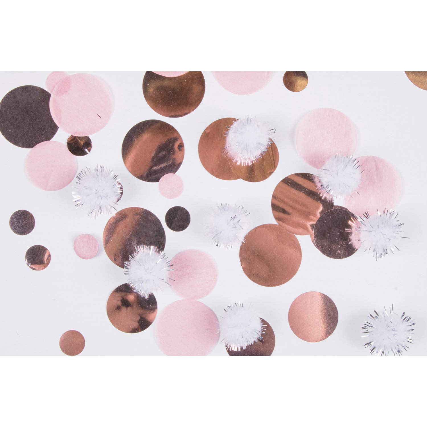 Amscan 9906364 Puff Ball Confetti, Rose Gold, 12g
