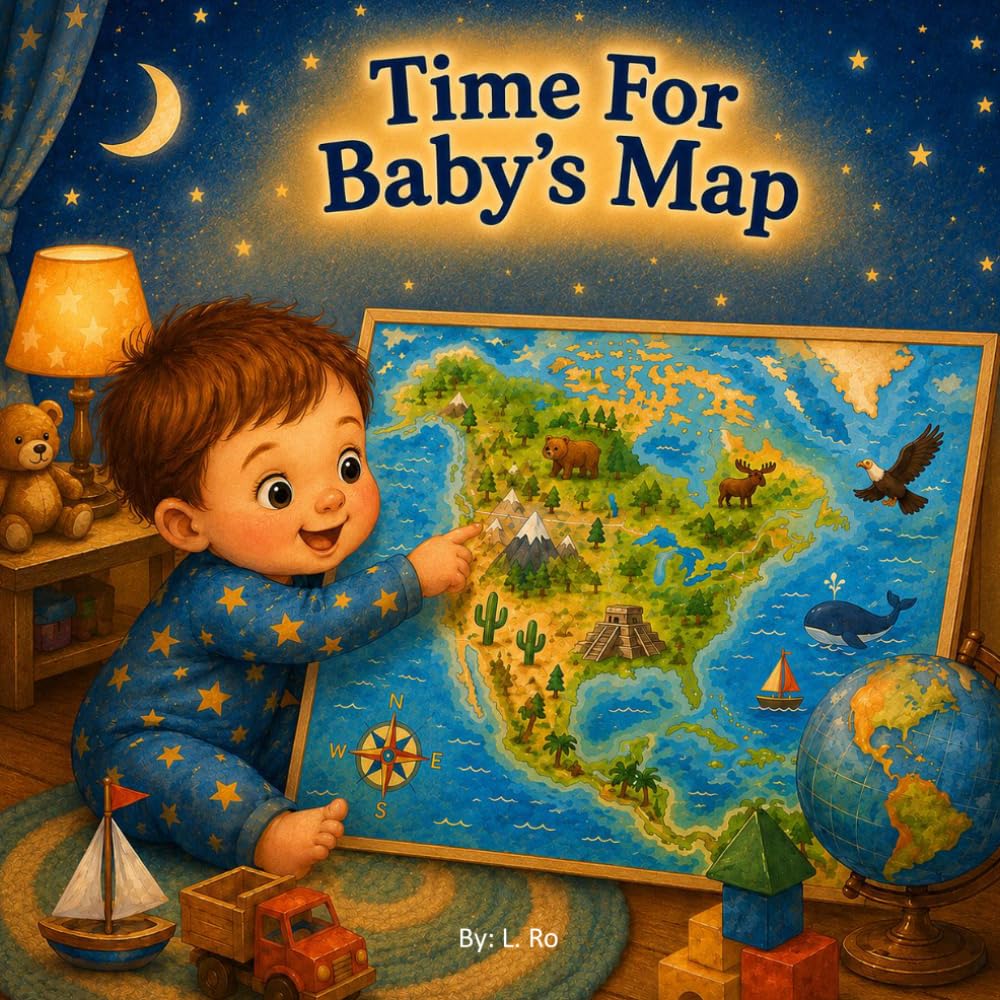 Time For Baby's Map: A Gentle Rhyming Geography Book for Babies and Toddlers