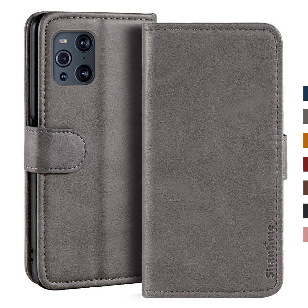 Asuwish Custodia Per Oppo Find X3/X3 Pro 5G, Con Pellicola Protettiva E Scomparto Per Carte E 902563