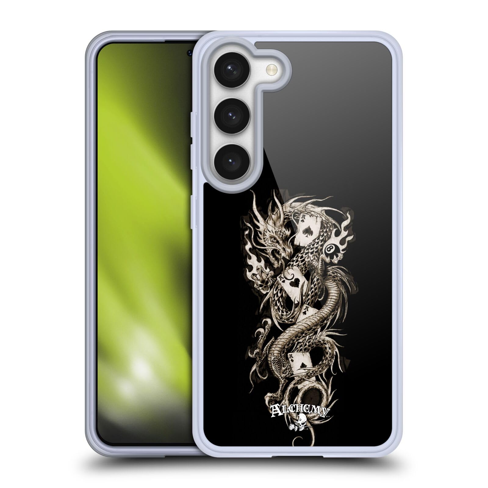 Funda gel suave Alchemy Gothic Imperial Dragón para Galaxy S23 7