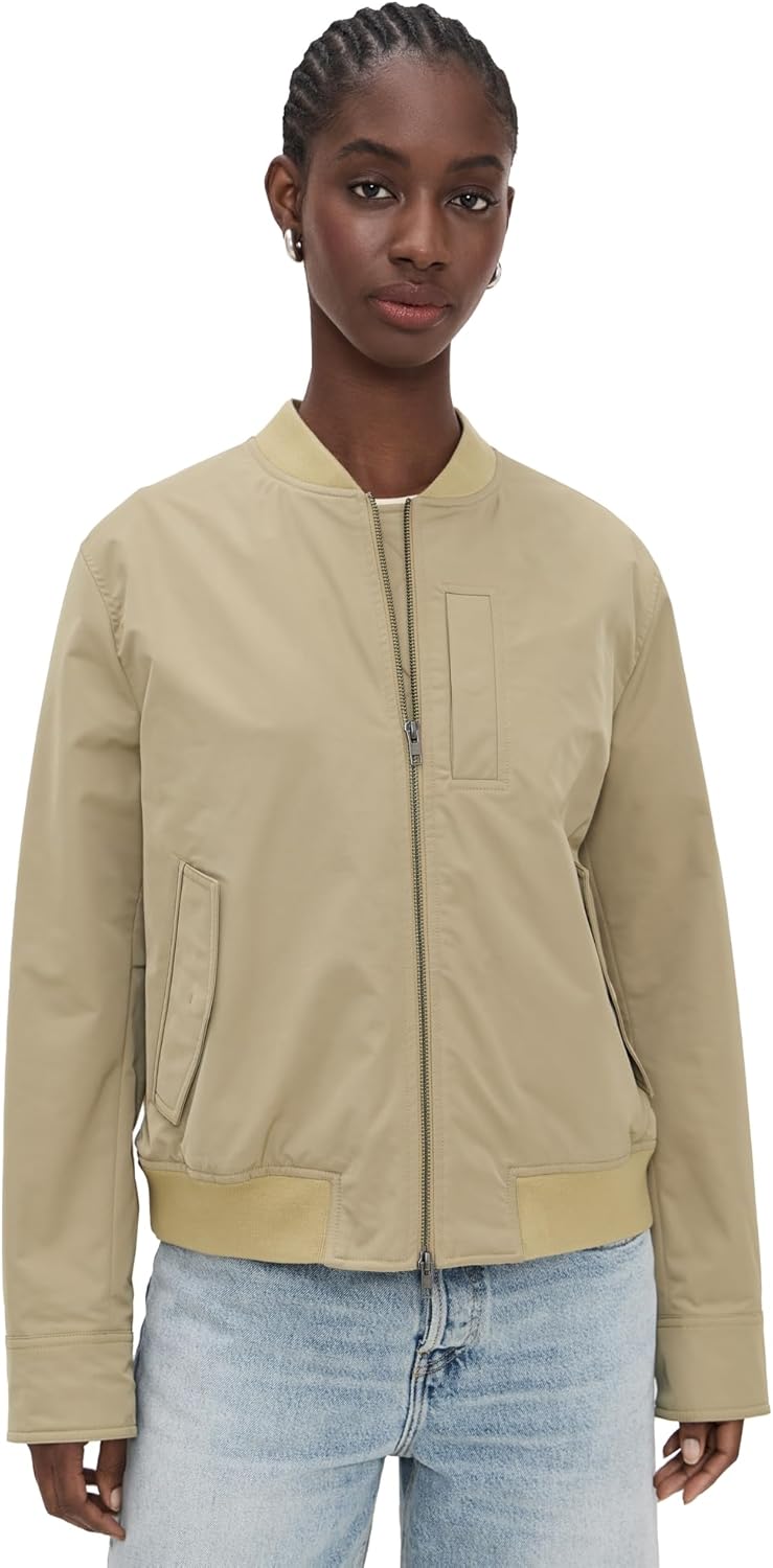 Vince Women's Relaxed Tech Bomber Jacket