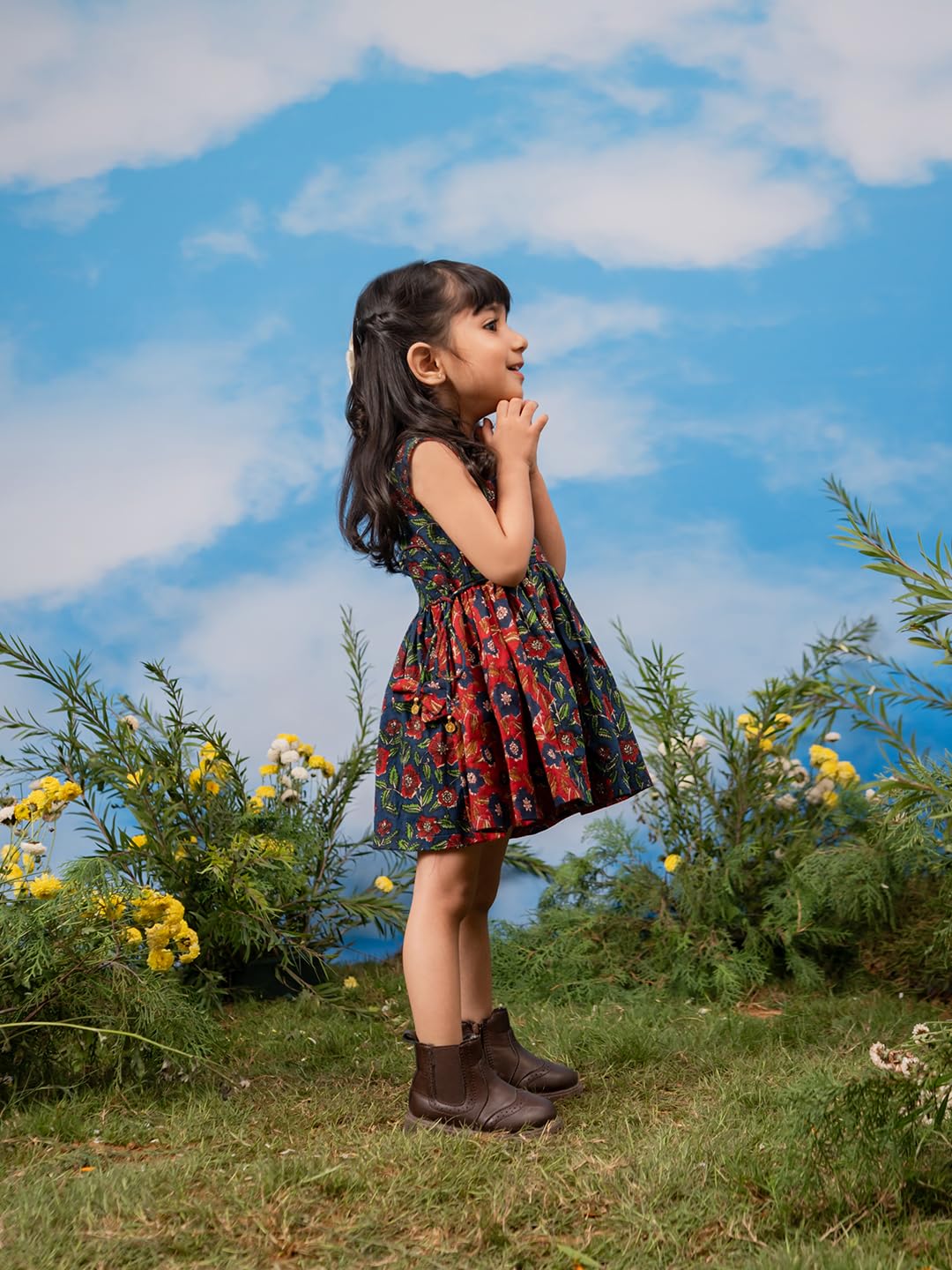 VASTRAMAY Vestido óxido para niña