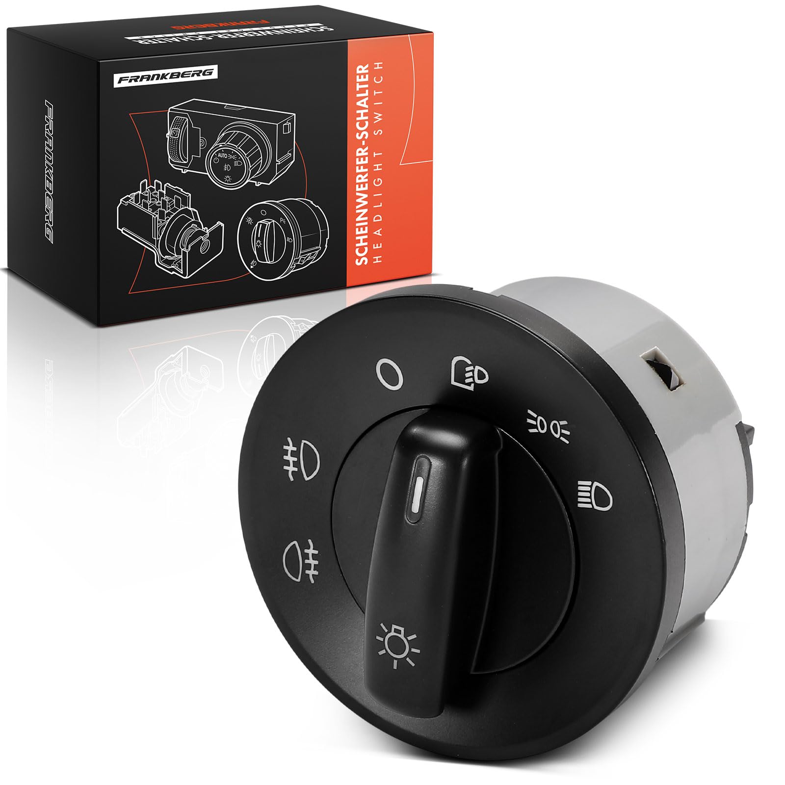 Frankberg Hauptlicht Schalter Kompatibel mit O.c.t.a.v.i.a II Combi 1Z5 O.c.t.a.v.i.a II 1Z3 Replace# 1Z0941431E,1Z0941431A