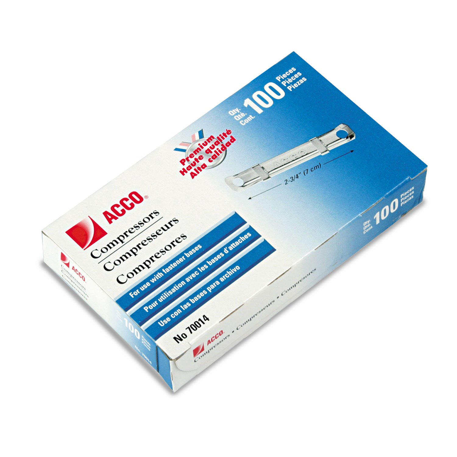 ACCO Prong Fastener Compressors, Premium, 1