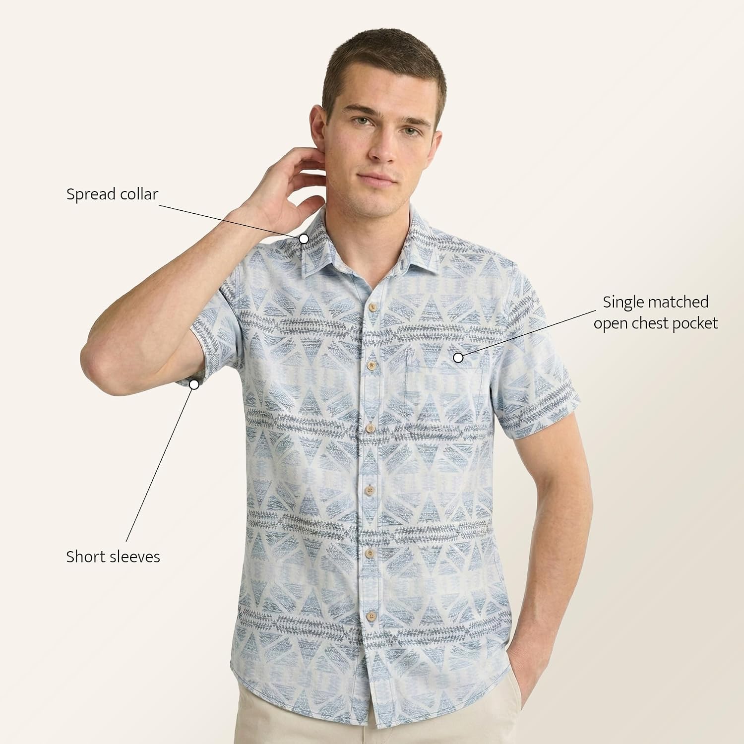 Pendleton Dawson Linen Shirt, Soft Linen-Rayon Blend, Spread Collar and Matched Chest Pocket