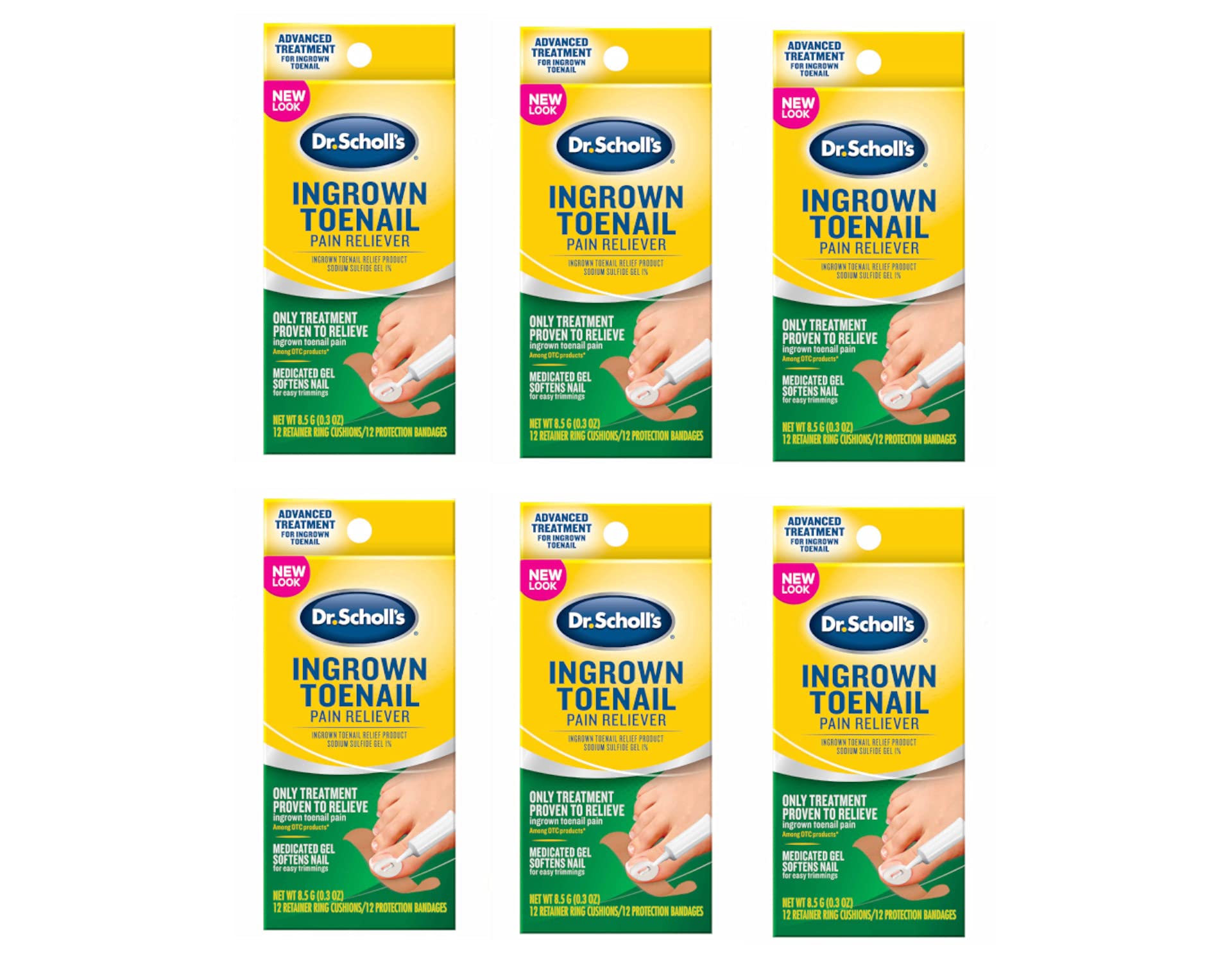 Dr. Scholl's Ingrown Toenail Gel 8.50 g (Pack of 6)