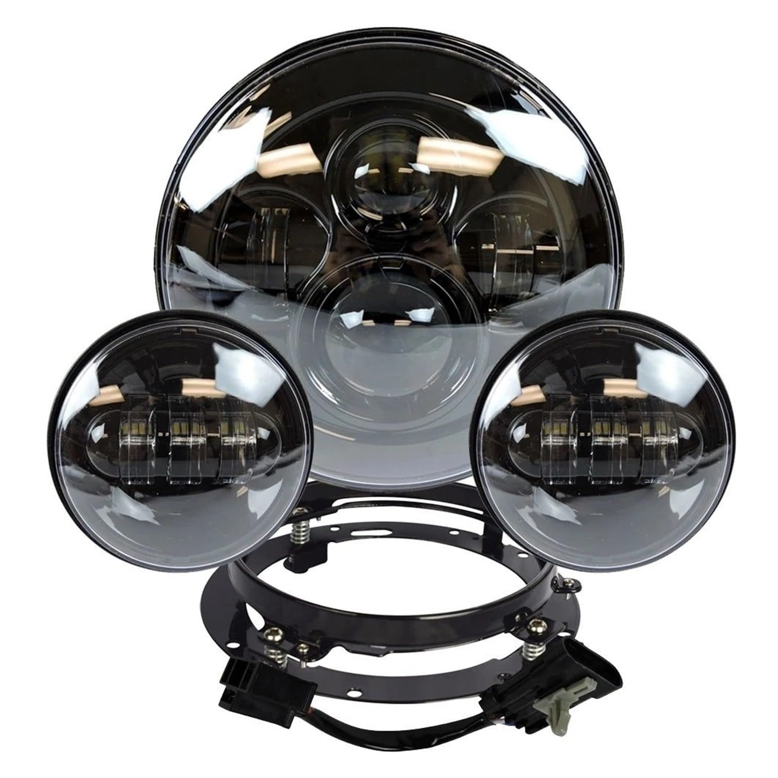 Per Touring Per Electra Per Glide Per Road Per King Per Softail Per Night Proiettore LED 7" Faro 4,5" Lampada Fendinebbia Faro Del Motociclo(Only 4.5 inch lamp)