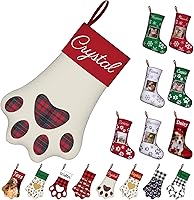 Vista 11 de Medias de Navidad para perros personalizadas con foto de nombre, regalos de decoración de calcetines de Navidad personalizados para mascotas
