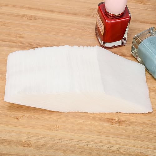 Miniatura 9 de Paquete de 3, 1500 almohadillas de algodón facial sin pelusas, toallitas de uñas para arte de uñas, almohadillas de algodón, almohadillas de algodón