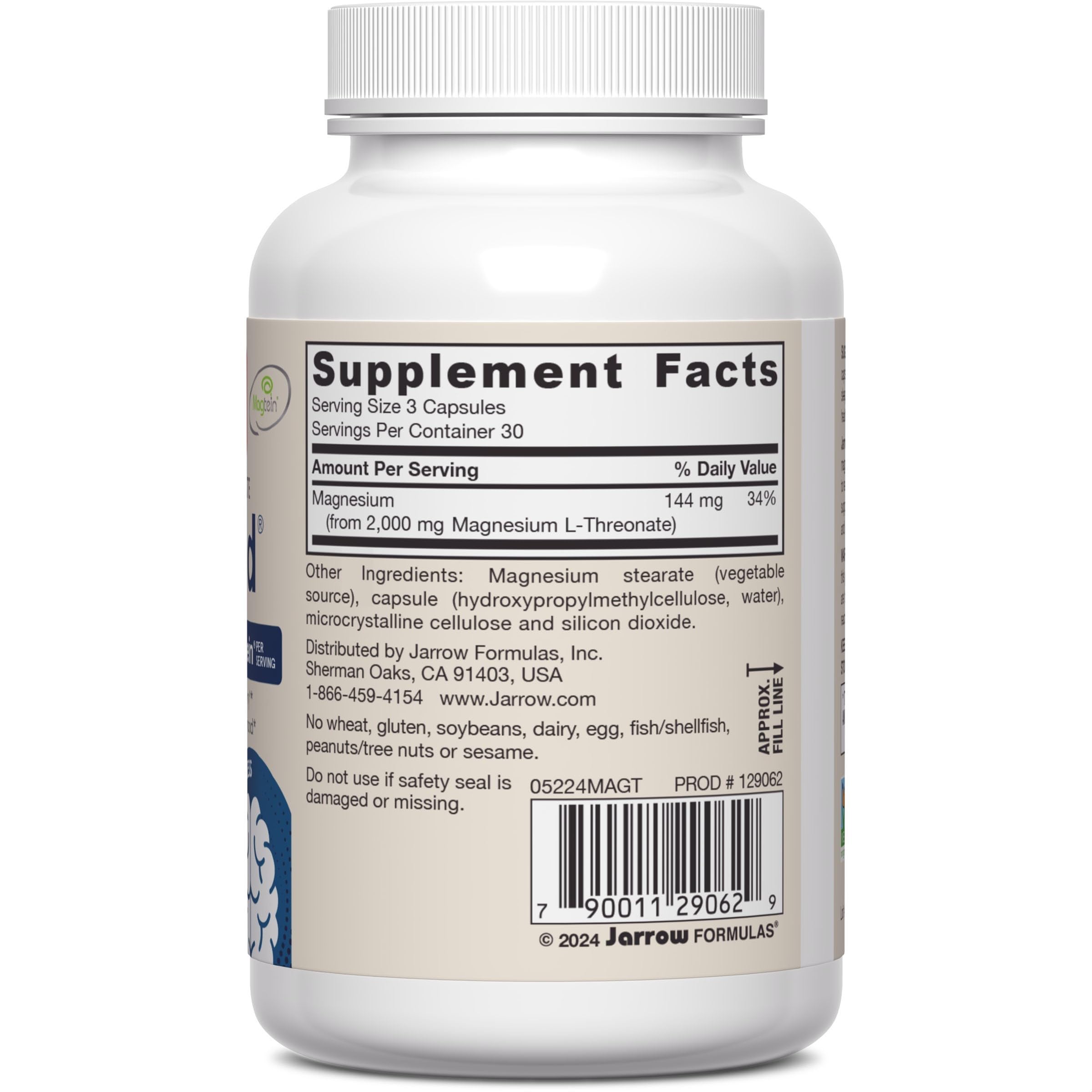 Jarrow MagMind Magtein Magnesium L-Threonate, 90 Capsules — Amazon image 8