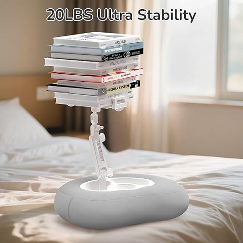 Miniatura 5 de Soporte para Kindle para cama compatible con teléfonotableta de 4.7 a 10 pulgadas, iPad, iPhone, Samsung, Google, Kindle para cama, herramienta