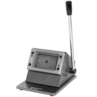 Office & Crafting Heavy Duty Paper Cutter, ID Card/Photo/PVC Corner Rounder with Cast Iron Base, Ideal for Business Cards, Membership Badges, Home Photos 86 x 54 mm