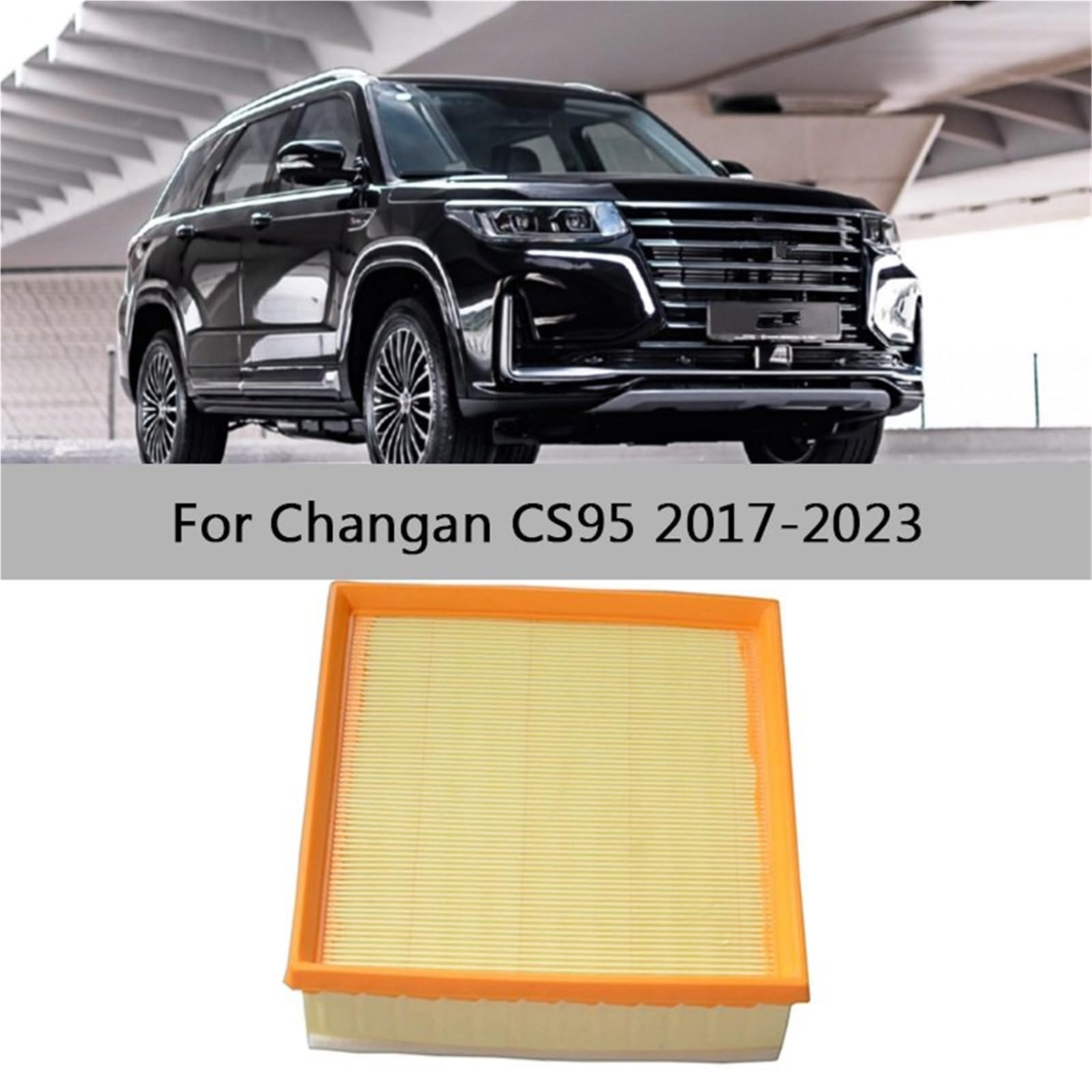 Filtr powietrza samochodu Pasuje do Changan CS95 2017-2023 2.0T 1109190-AP01 Stan samochodu Filtr powietrza kabinowego Część samochodowa Akcesoria Filtr zamienny