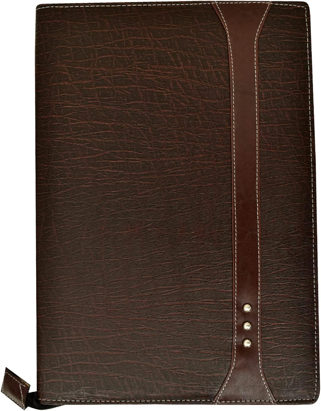 FUTURE X 20 Leaf Multipurpose Leatherette Professional File Folders for Certificates, Documents Holder, Portfolio, Executive File Legal Size Documents Holder for Men and Women (B4 Size, Brown)
