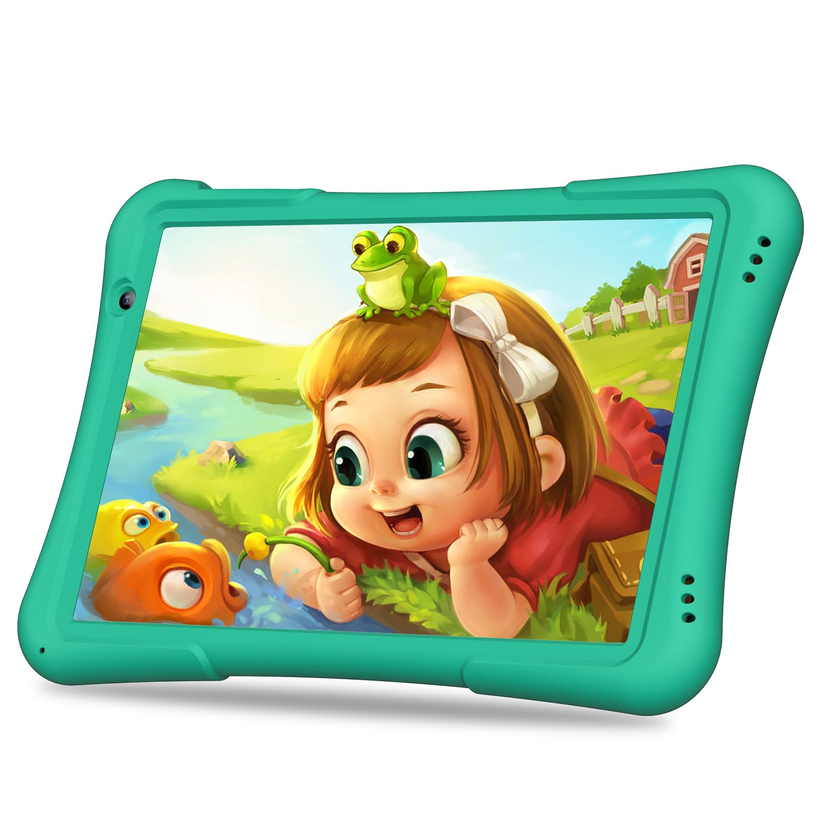Android 14 Tablet 10 Inch Kids Parental Control Educational 10.1ft HD IPS Screen Dual Camera 6000mAh Battery Toddler Tablet with Silicone Case-image-48