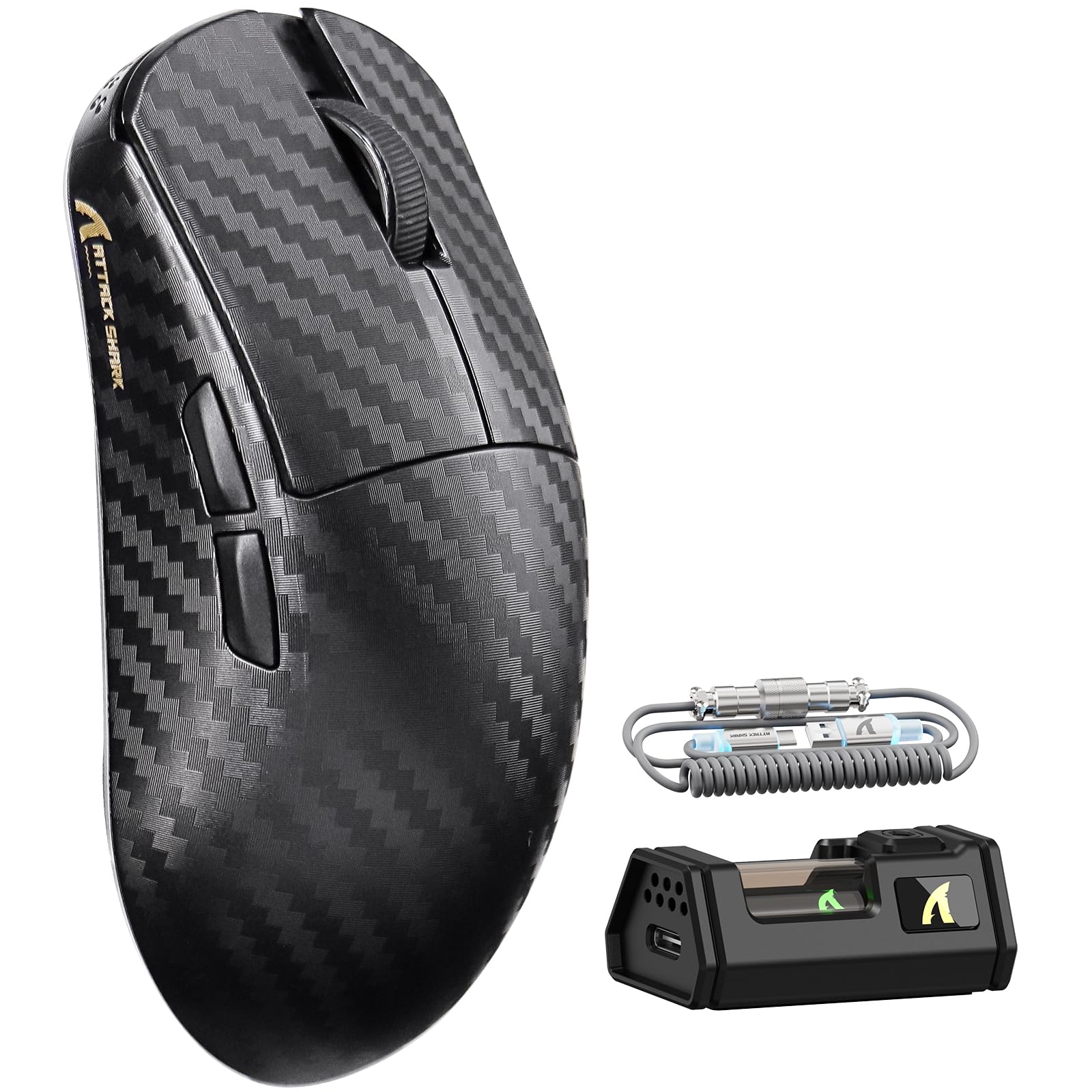 ATTACK SHARK R11Ultra 影鮫 Amazon | ATTACK SHARK R11Ultra 影鮫 カーボンファイバーマウス