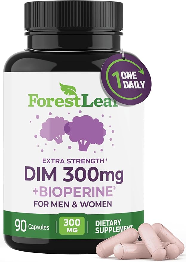 Amazon.com: DIM Estrogen Supplement for Women & Men - 300mg DIM ...
