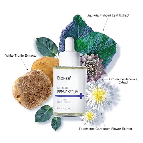Miniatura 2 de Suero para la cara DMZ Natural Plant Complex Anti Envejecimiento Reparación de Arrugas Suero Facial  Trufa Blanca, Vitamina C, Retinol y Ácido