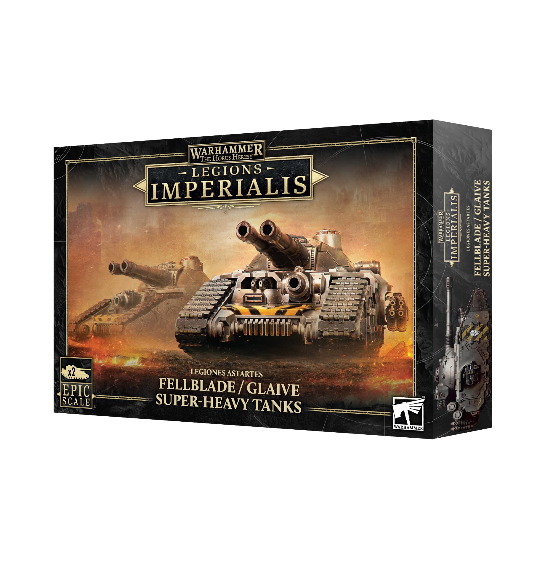 Games Workshop - Warhammer - Horus Heresy - Legions Imperalis - Fellblade/Glaive Super-Heavy Tanks [Epic Scale]