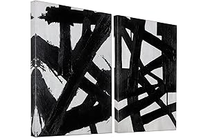 Zessonic Modern Black and White Wall Decor for Bedroom