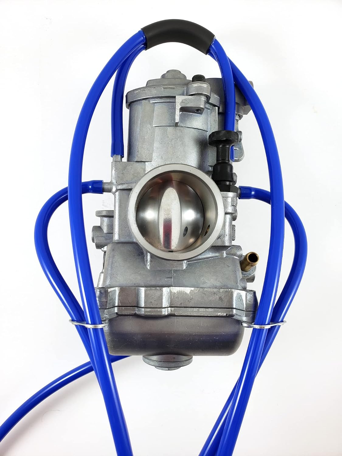 10'ft Universal 4mm/3.2mm ID Carburetor Vent Hose Lines Overflow Kit Compatible with Keihin Mikuni Carb Mx ATV (Solid Blue)