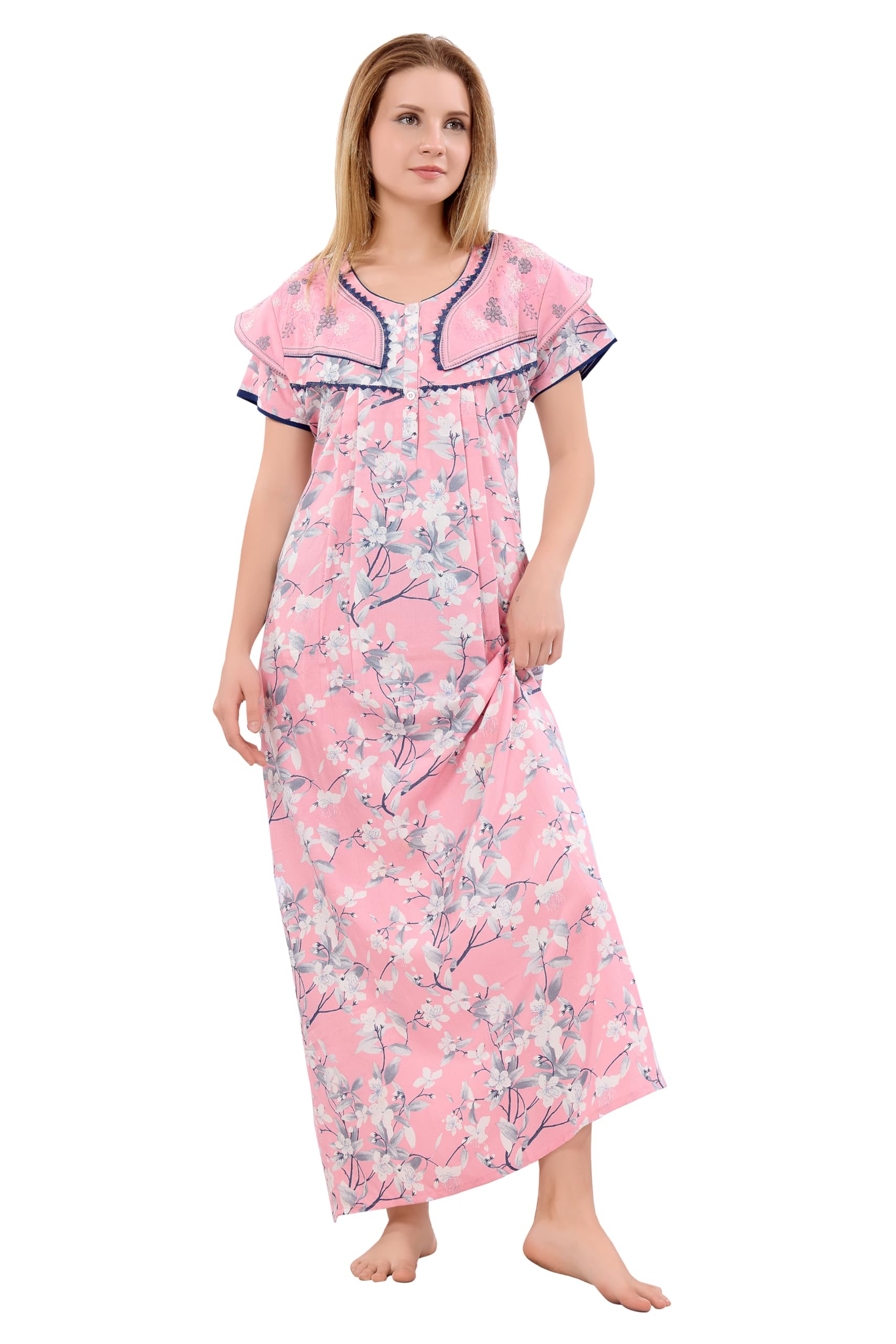 soulemo Women's Printed Alpine Nighty 1775-picture-14