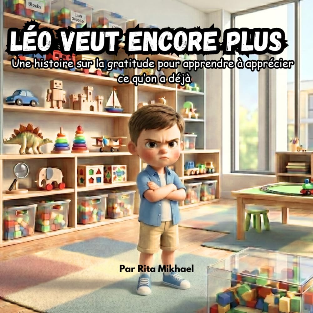 Léo veut encore plus: Une histoire sur la gratitude pour apprendre à apprécier ce qu'on a déjà