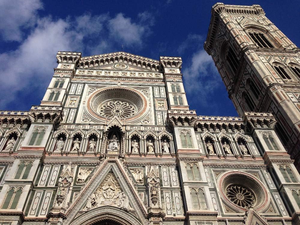 1000 Piece Jigsaw Puzzles for Adults Architecture Building Cathedral Made to Assemble Home Decoration Toy Game Explore Creativity and Problem Solving 38x52CM