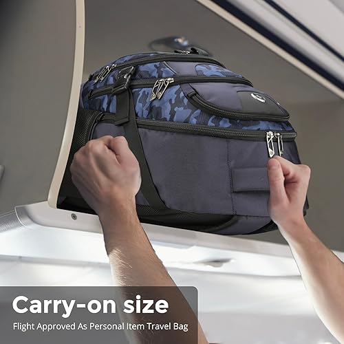 Miniatura 6 de Swissdigital Mochila de diseño para laptop con puerto de carga USB, mochila de viaje para computadora de 15.6 pulgadas, mochila escolar