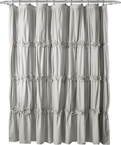 Miniatura 7 de Lush Decor Darla - Cortina de ducha, fruncido, floral