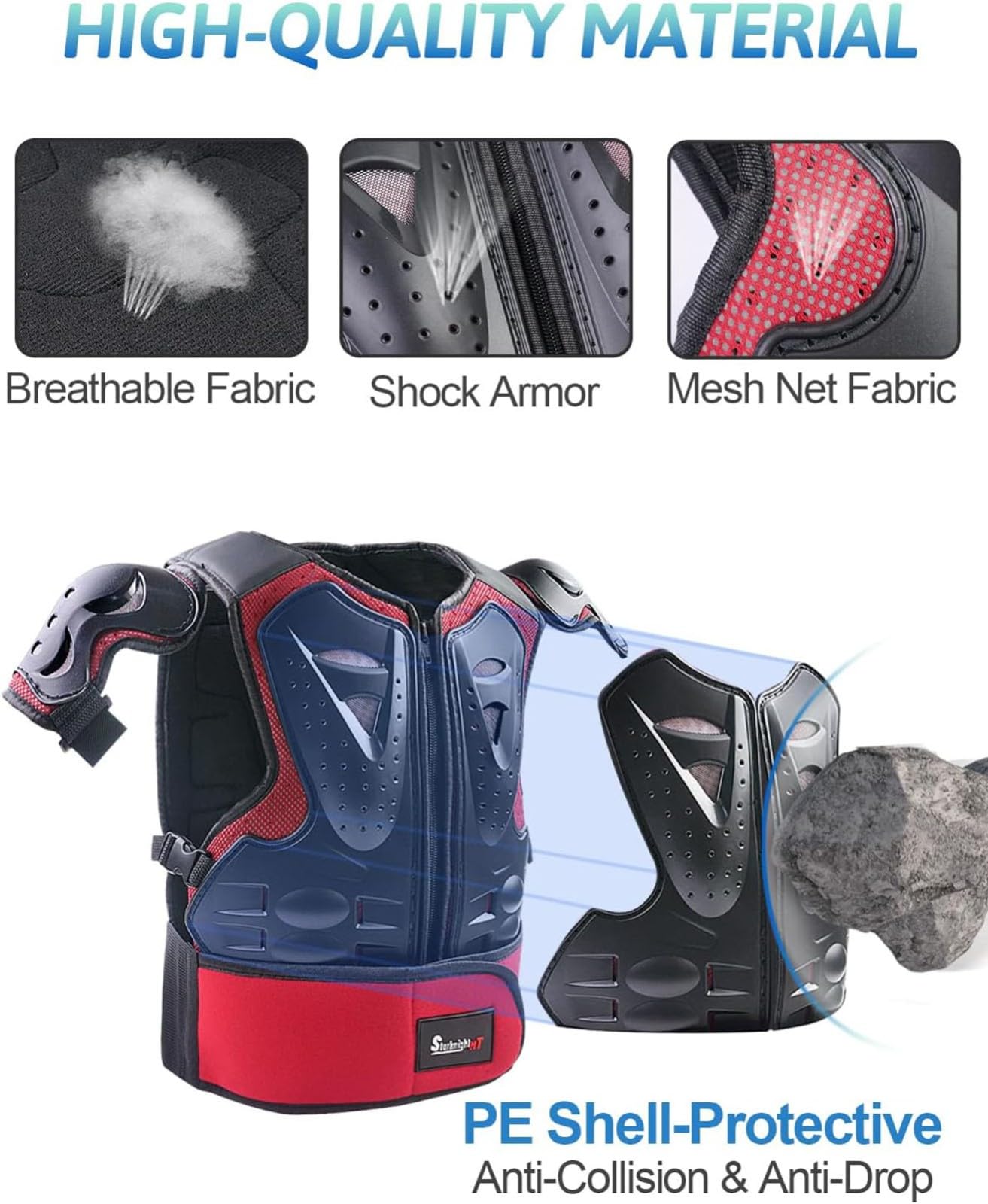 PROANTI Camicia Protettiva Per Sci, Snowboard, Cross