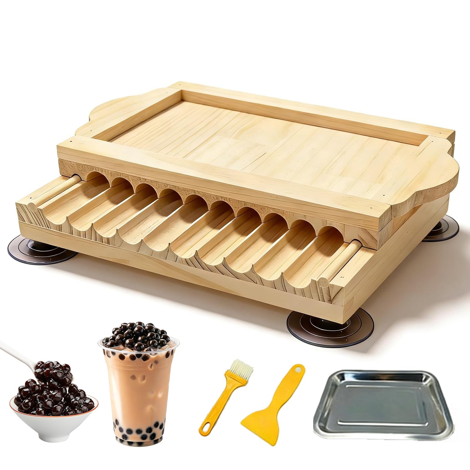Perles de tapioca machine 15mm pour vos ateliers bubble tea et pâtisseries en famille