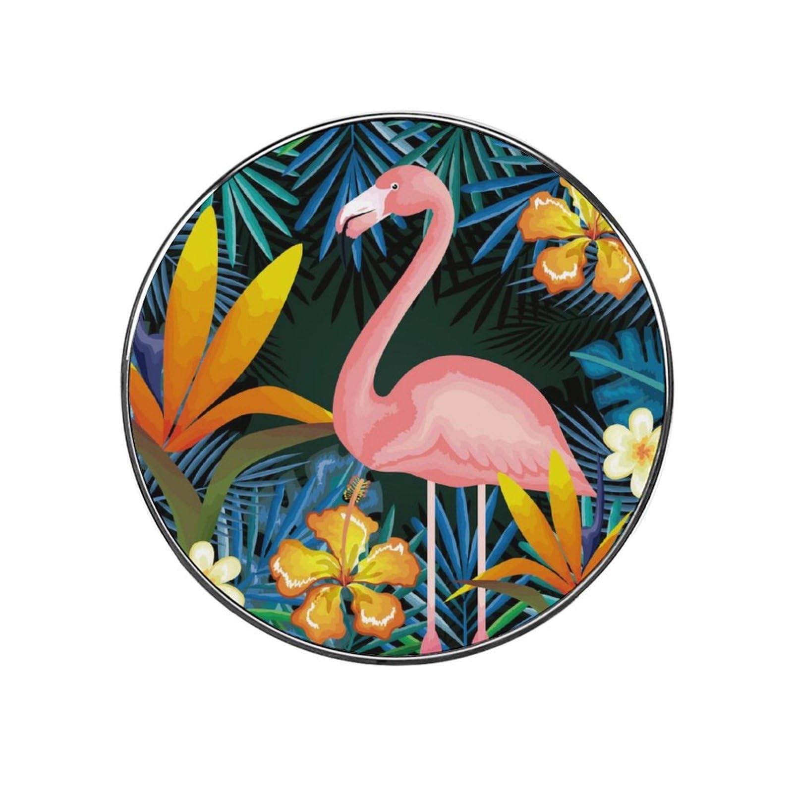 Flamingo And Leaves Magnets For Fridge Kitchen Decoration For Refrigerators Whiteboards