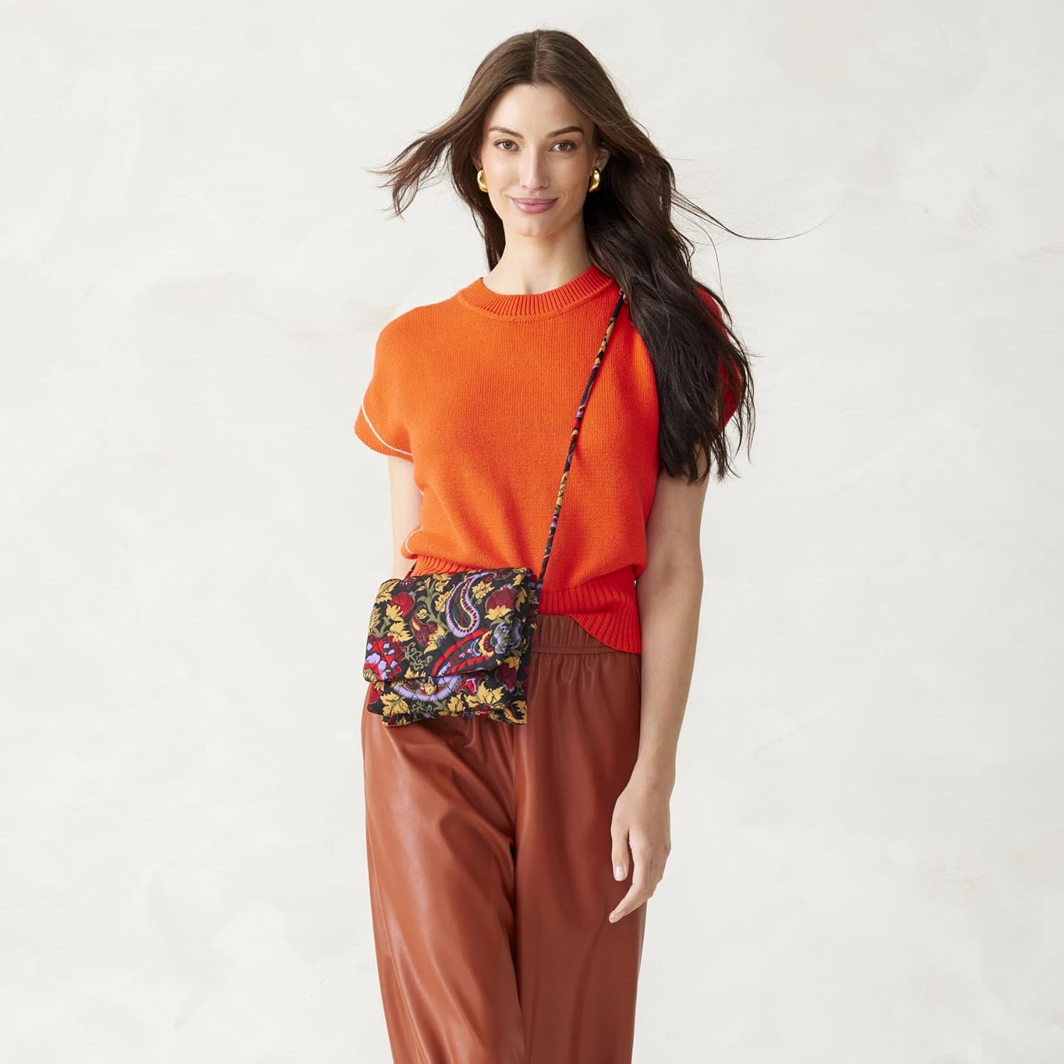 Vera Bradley womens Premium Cotton Baird Hipster Crossbody Bag | Premium Cotton - Image 4