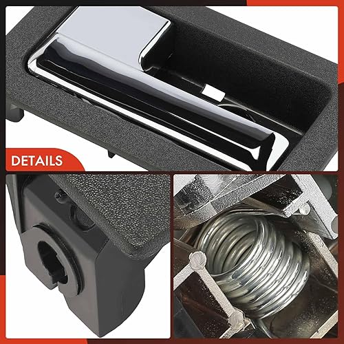 Miniatura 8 de A-Premium Manija de puerta interior del lado del conductor delantera o trasera compatible con Ford F-150 F150 2009-2014, con cerraduras eléctricas,