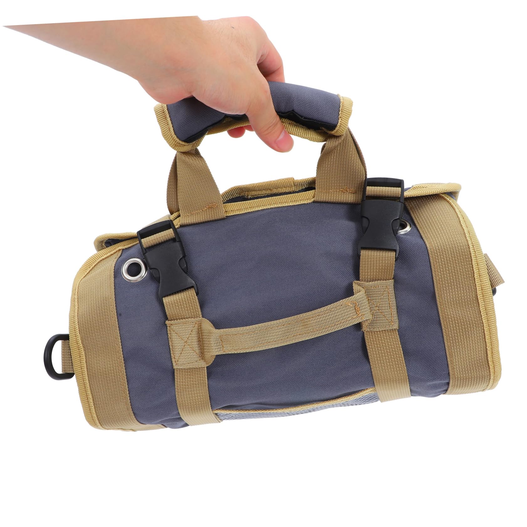 Homoyoyo Borsa Porta Attrezzi Elettricista Arrotolabile Organizer Per Portautensili Contenitore Per Utensili Ruote Per Lavoratori