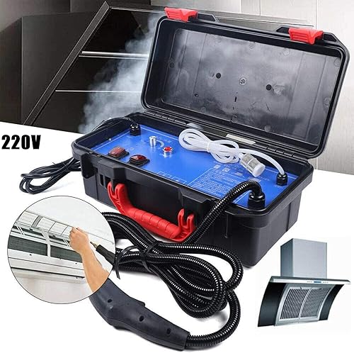 Miniatura 4 de XYEJL Limpiador de vapor multiusos, máquina de limpieza móvil de alta presión a alta temperatura, limpiador de vapor portátil, herramientas de