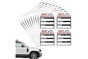 Oil Stickers - Service Reminder Labels | 2x2 Inch Oil Reminder Service...