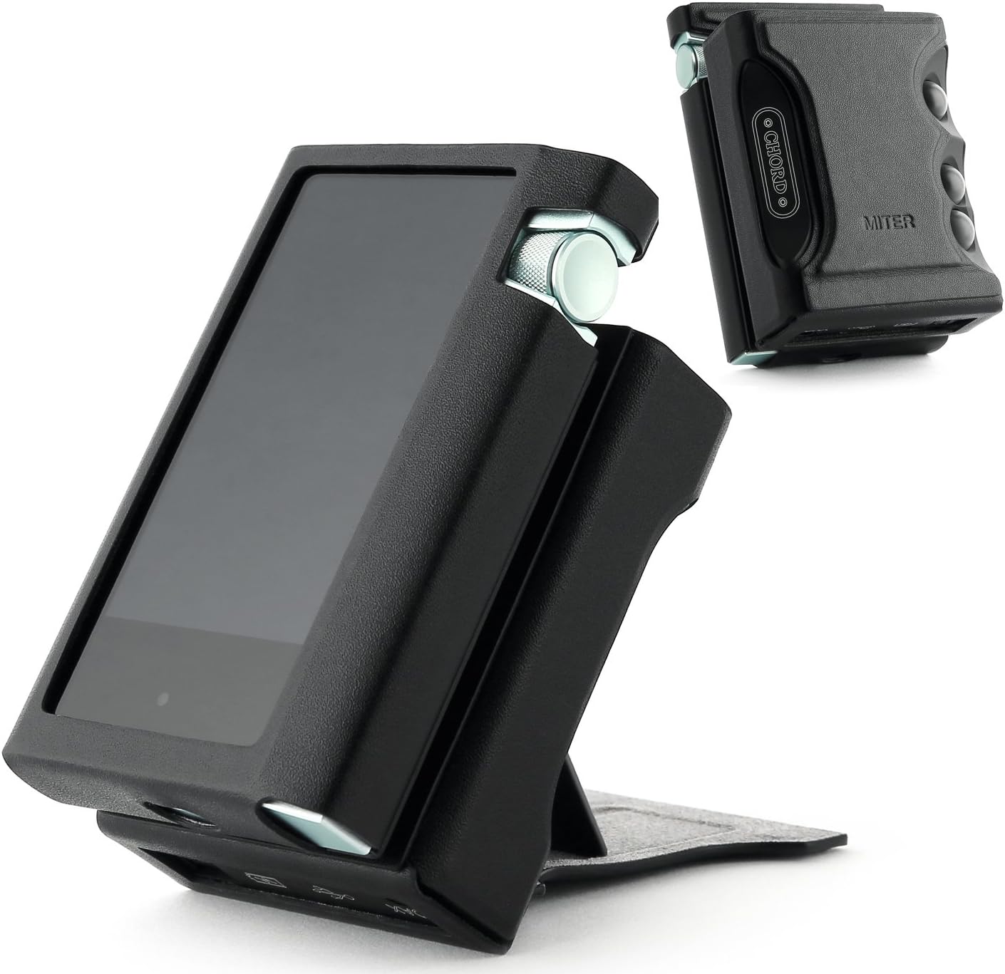 MITER Leather Case For Chord Mojo + AK70, Hand Crafted Cover, Mojo + AK70 Cases Magnet Connection [Patented Stand Case]