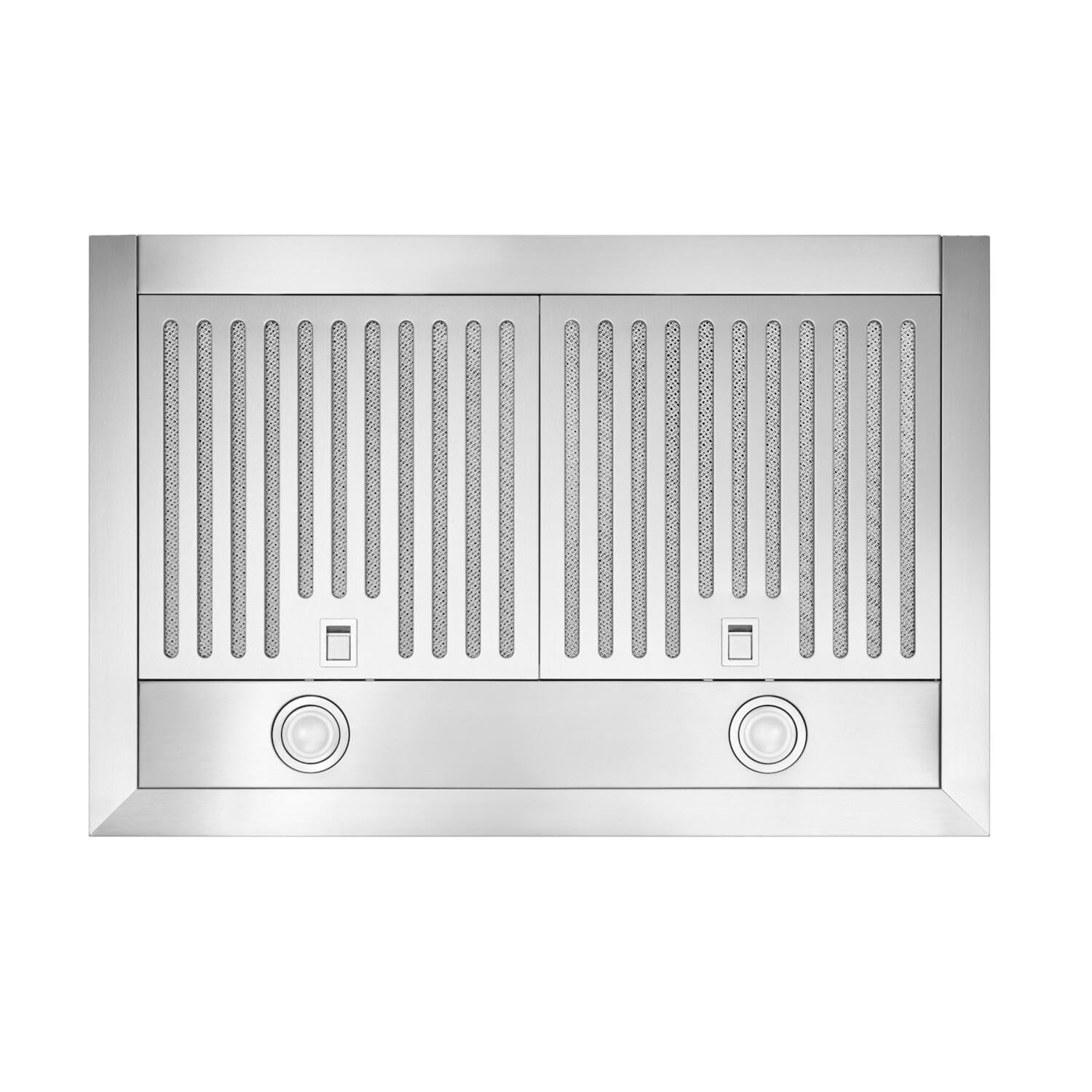 EWP1306SS Campana de ventilación de chimenea de cocina con rango piramidal de iluminación LED, 30 pulgadas, acero inoxidable 5
