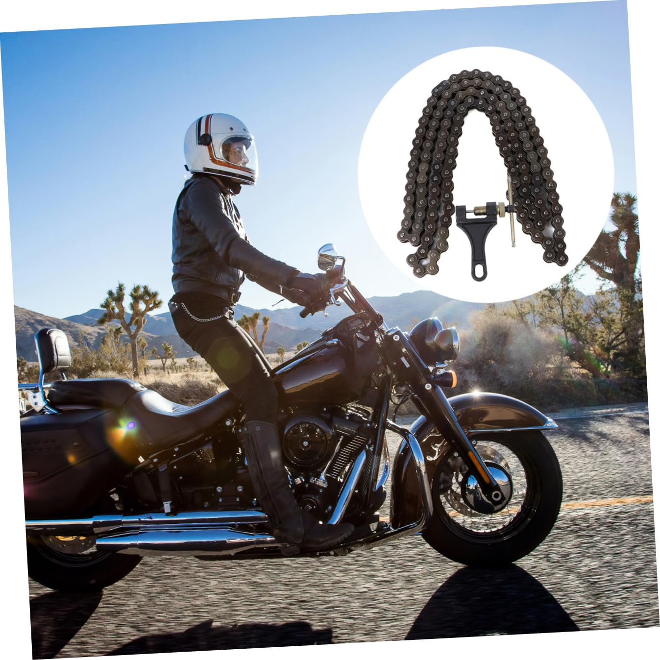 Atv Motorbike Replacement Chain Set with Links And Construction Dirt Bike Chain for Motorbike Parts