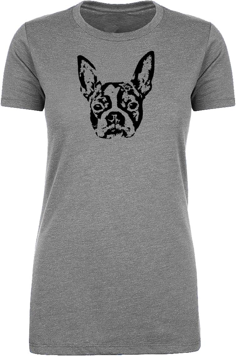 Boston Terrier Tee, Dog Lover Shirts, Graphic T-Shirts for Women