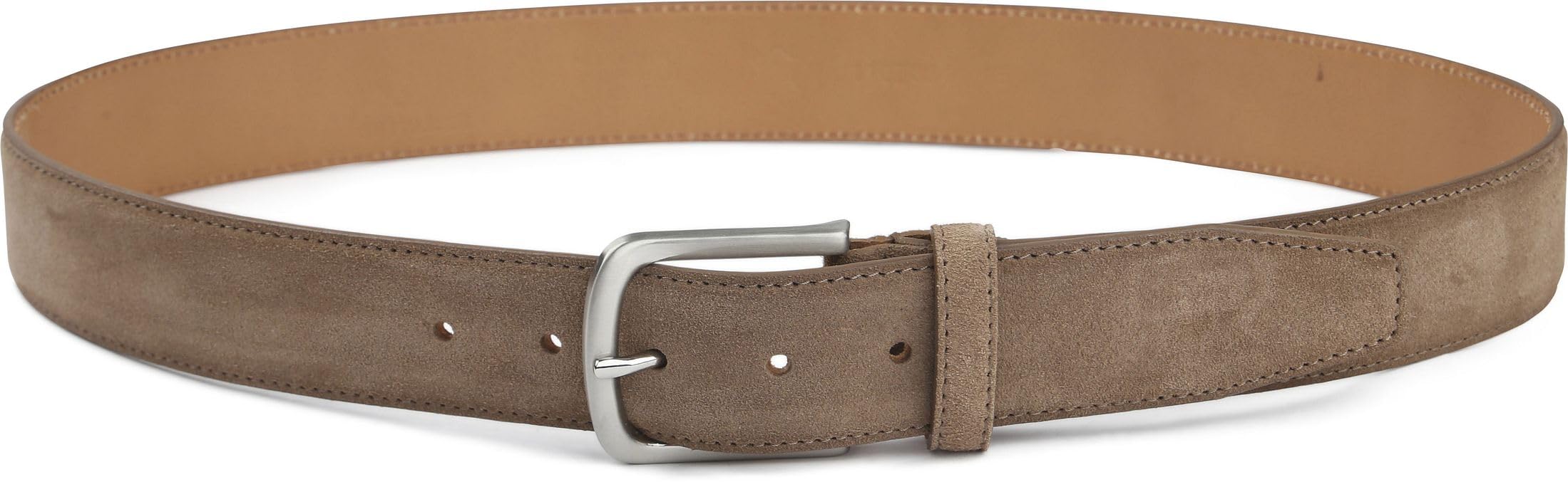 Suitable Ledergürtel - Wildleder - Vollledergürtel 4 cm breit - Herrengürtel Jeans