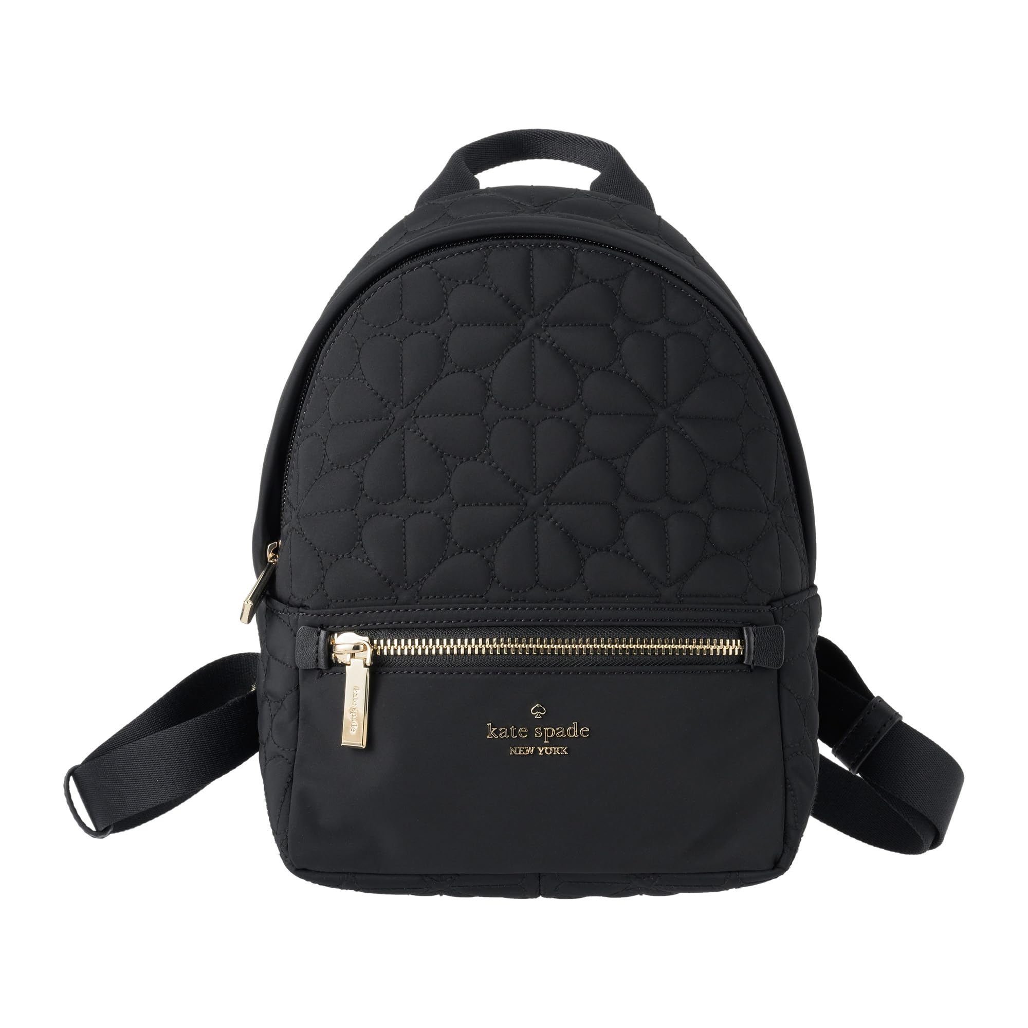 [ケイトスペード] リュックサック KK158 001 SPADE FLOWER QUILTING SMALL BACKPACK ブラック 黒 [並行輸入品]