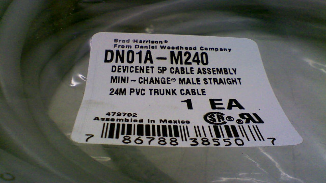 Dn01a-M240 Cordset 5 Pole M St 24M Dn01a-M240