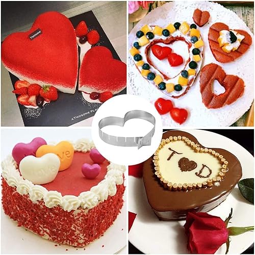 Miniatura 7 de Anillo de acero redondo multiusos, anillo para molde de pastel, anillo ajustable para hornear, regalos funcionales de alta calidad para hornear