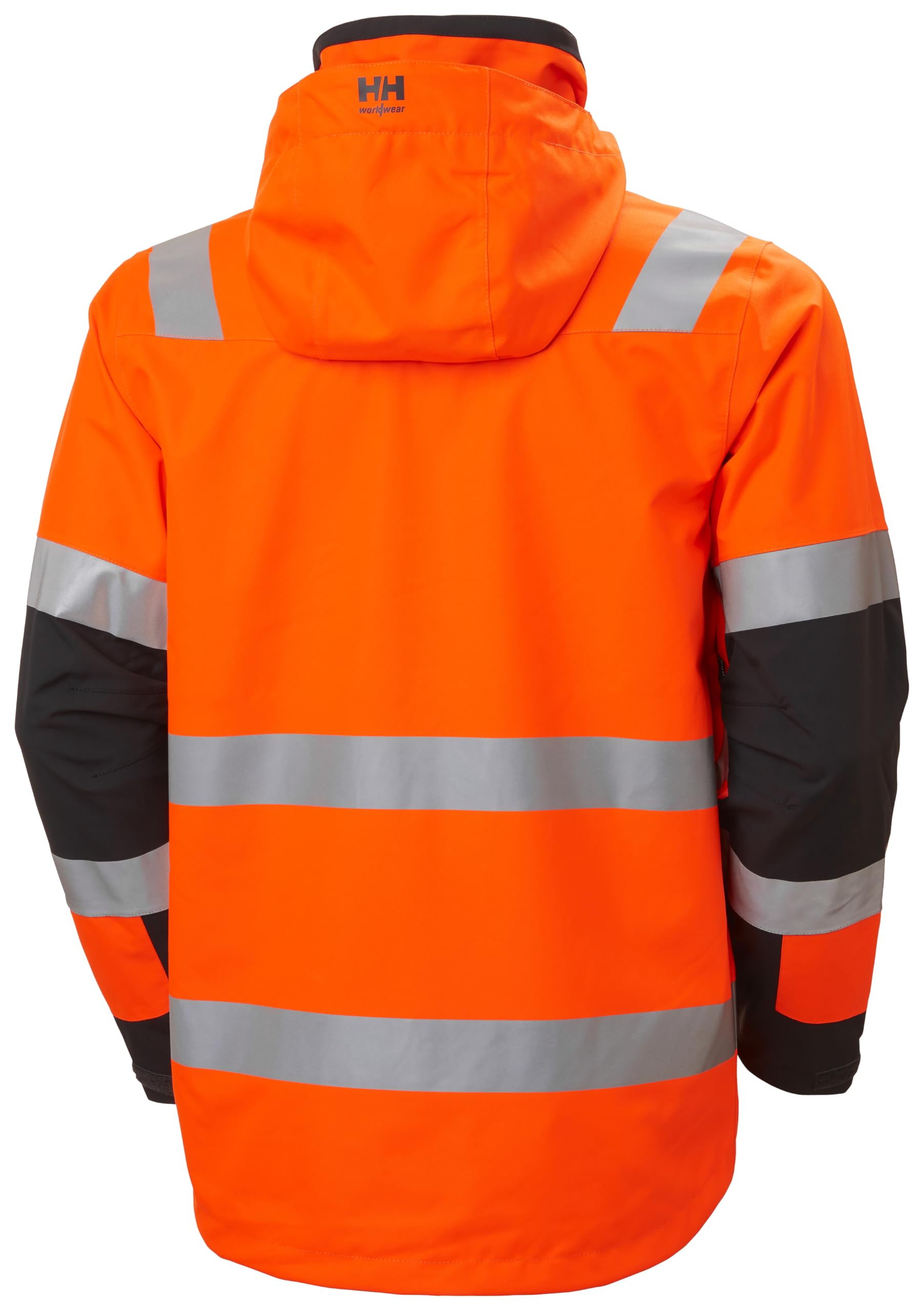 Helly-Hansen Herren Arbeitskleidung Alna 2.0 Shell Jacke - Wasserdicht, winddicht, atmungsaktiv, Sicherheitsjacke mit hoher Sichtbarkeit