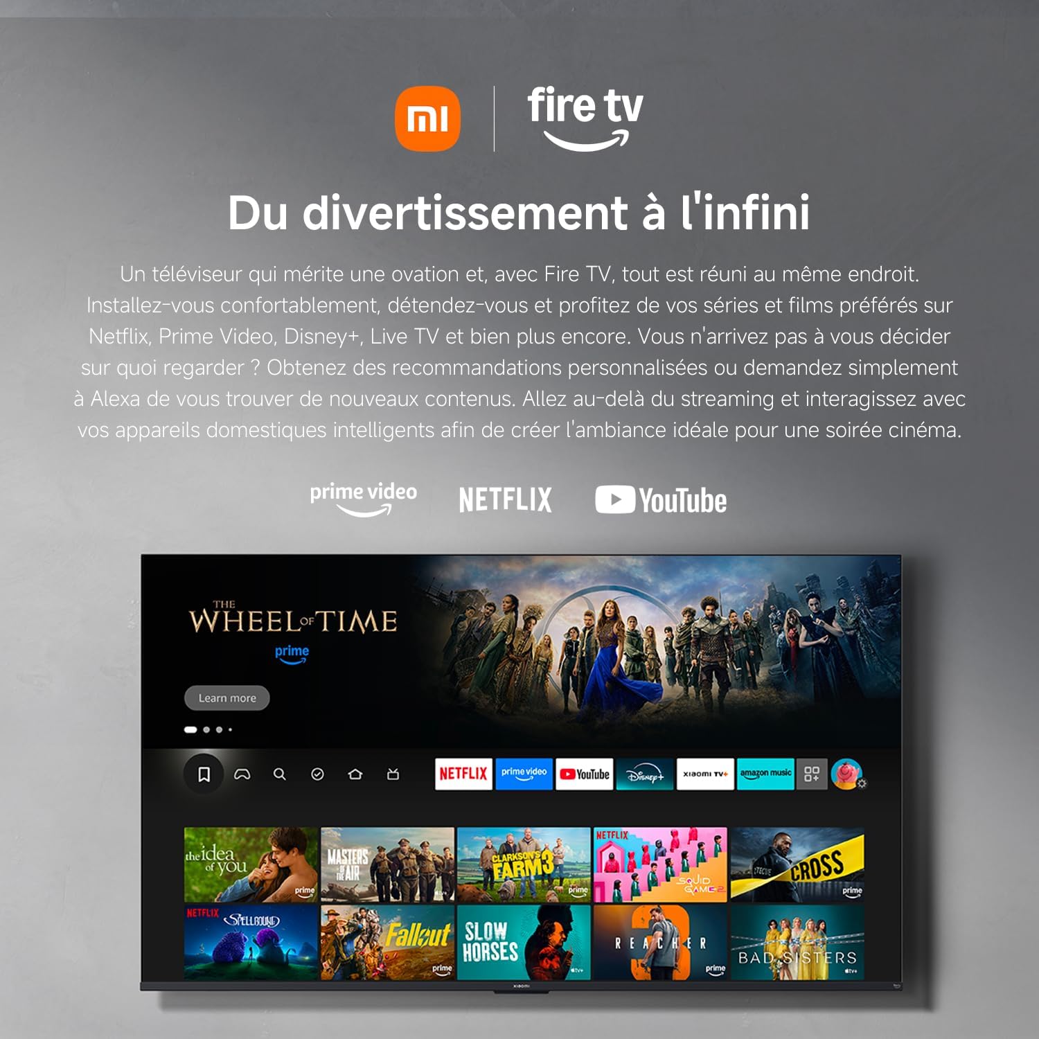 smart tv xiaomi 4k – vue détaillée