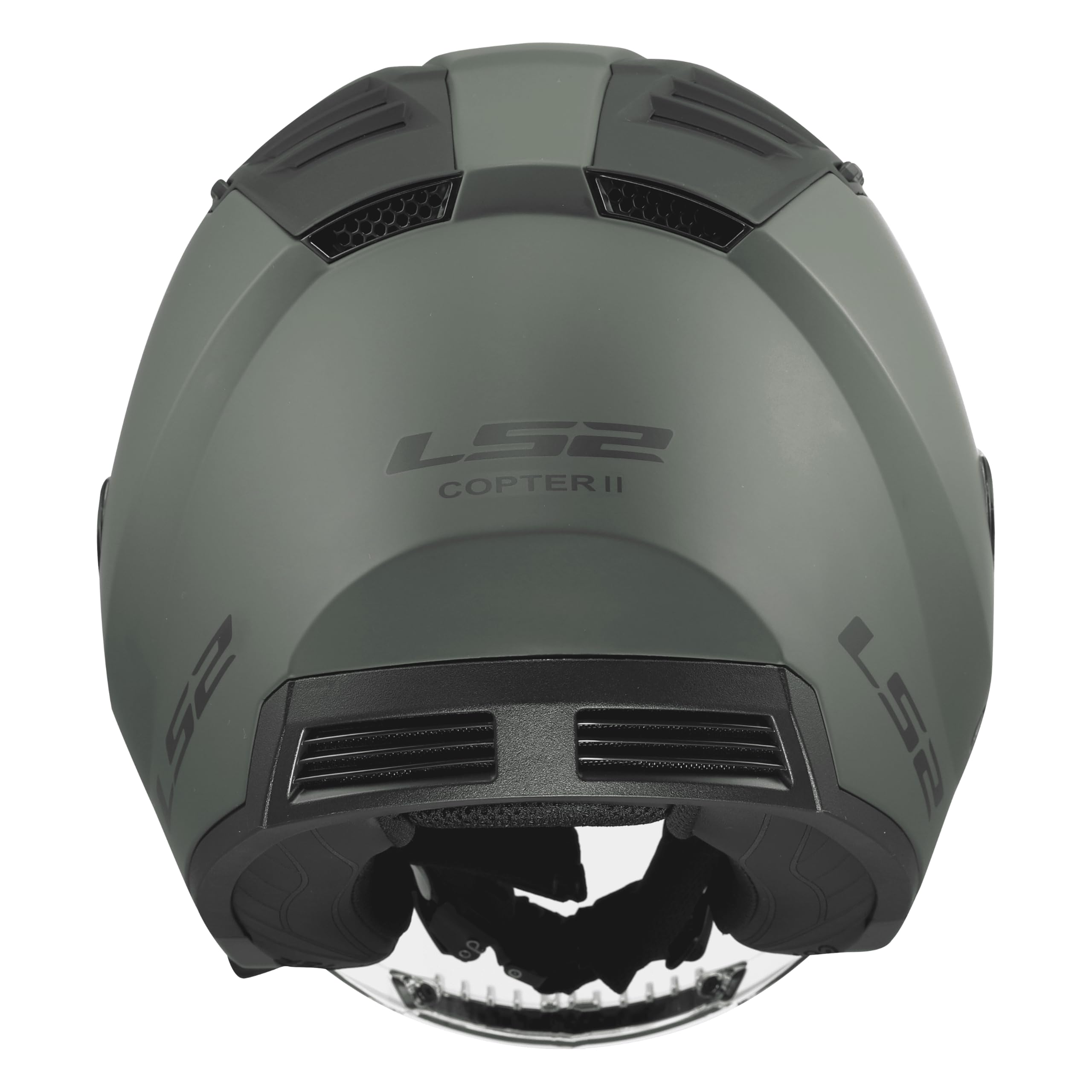 LS2, Casque Moto Jet COPTER II SOLID Military Green, L
